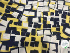 VISCOSE GÉOMETRIE IMPARFAITE DE BLEU & JAUNE - My Little Coupon