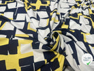 VISCOSE GÉOMETRIE IMPARFAITE DE BLEU & JAUNE - My Little Coupon