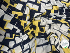 VISCOSE GÉOMETRIE IMPARFAITE DE BLEU & JAUNE - My Little Coupon