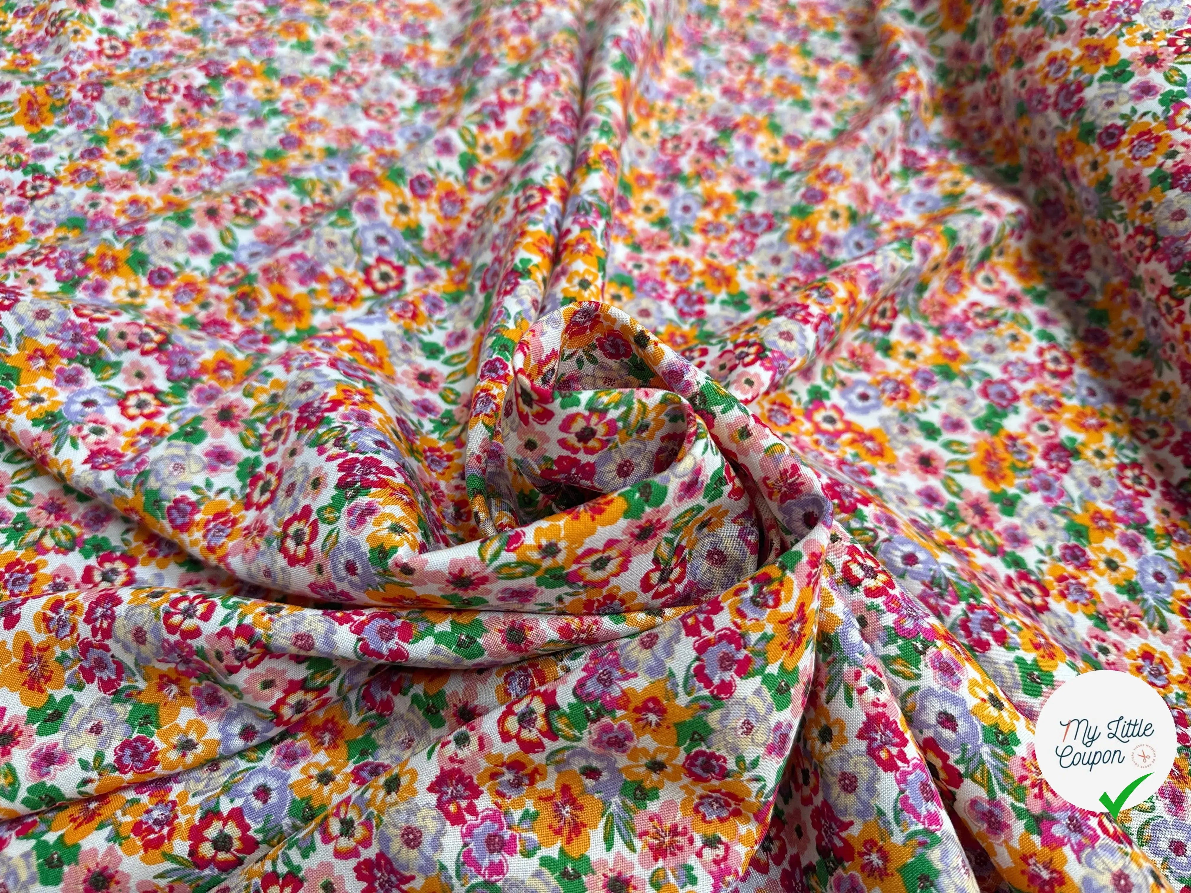 VISCOSE  IDYLLE PRUNE OEKO-TEX - My Little Coupon