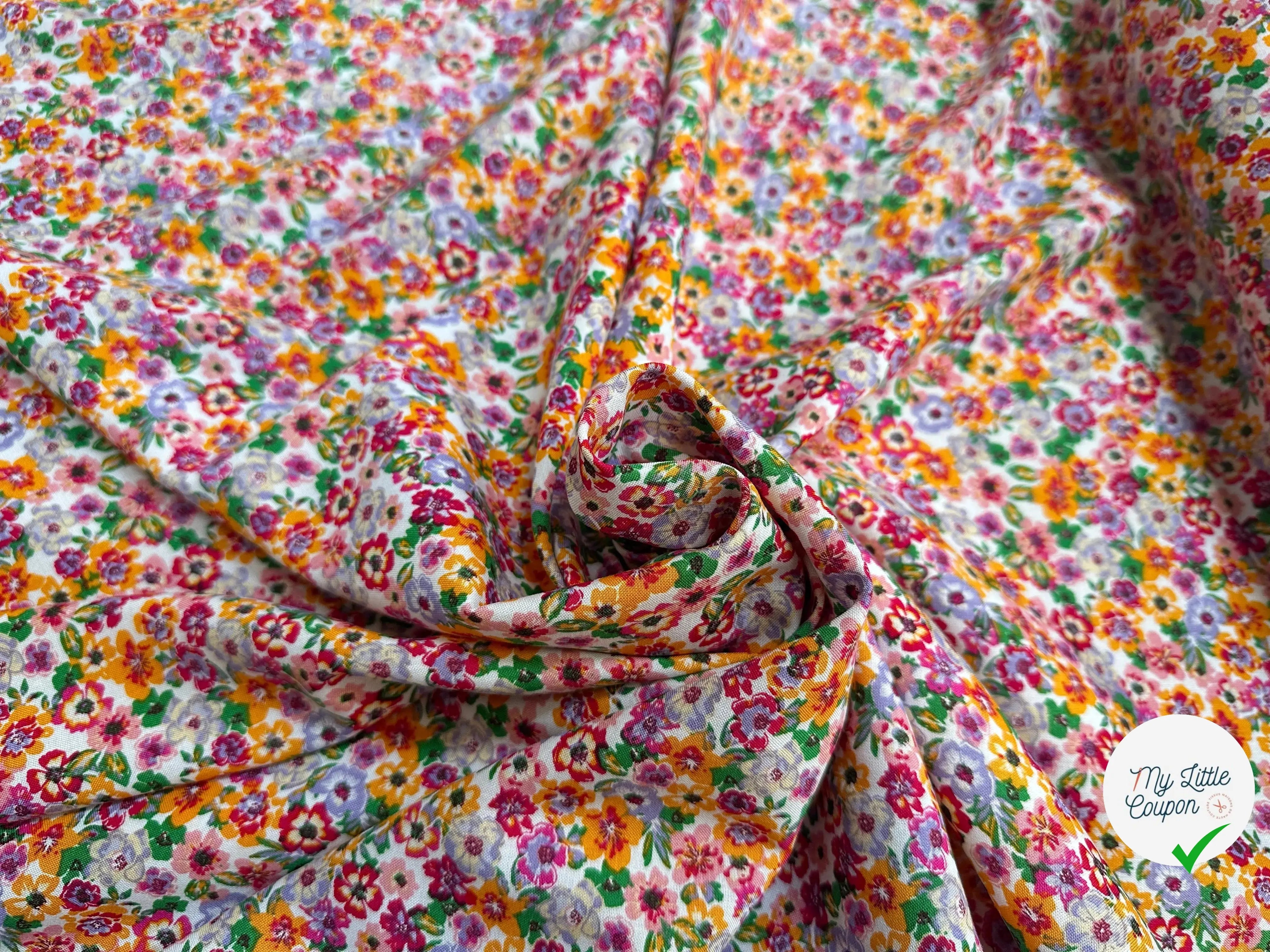 VISCOSE  IDYLLE PRUNE OEKO-TEX - My Little Coupon