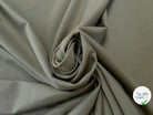 VISCOSE SERGÉE UNI STRETCH VERT GRIS - My Little Coupon