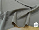 VISCOSE SERGÉE UNI STRETCH VERT GRIS - My Little Coupon