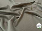VISCOSE SERGÉE UNI STRETCH VERT GRIS - My Little Coupon