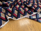 (Chute) WOOLPEACH MOTIFS GEOMÉTRIQUES BLEU ROUGE NOIR - My Little Coupon