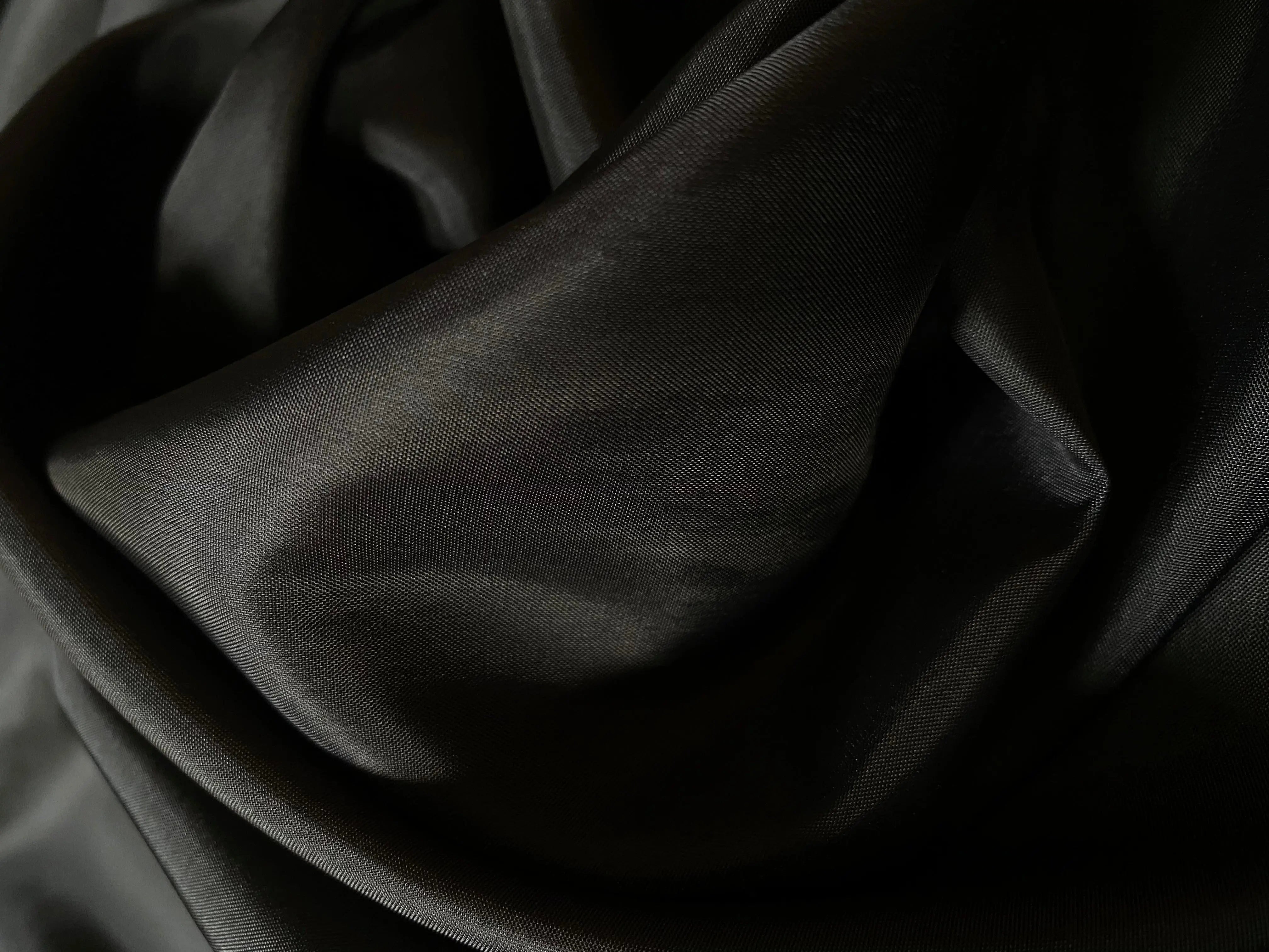 DOUBLURE ACÉTATE GRIS CARBONE - My Little Coupon - tissu - coudre