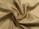 DOUBLURE FANTAISIE MOTIF RAYURES CARAMEL BEURRE SALÉ - coupon de tissu de 3 mètres - My Little Coupon - tissu - coudre