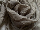 RÉSILLE FINE LYCRA TAUPE EFFET FROISSÉ - coupon de 3 mètres - My Little Coupon - tissu - coudre