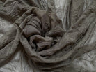 RÉSILLE FINE LYCRA TAUPE EFFET FROISSÉ - coupon de 3 mètres - My Little Coupon - tissu - coudre