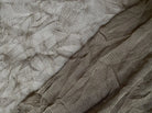 RÉSILLE FINE LYCRA TAUPE EFFET FROISSÉ - coupon de 3 mètres - My Little Coupon - tissu - coudre